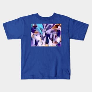 Pastel Maze Kids T-Shirt